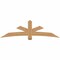 Ekena Millwork Alberta Smooth Timber Gable Bracket, Western Red Cedar, 84"W x 24"H x 5 1/2"D x 5 1/2"F, 7/12 Pitch GBW084X24X0606ALB00SWR - alternate 1